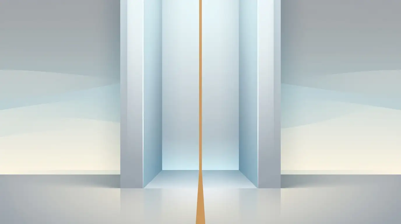 Conceptuele illustratie van ontbrekende drempels en open kanalen zonder begrenzing